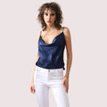 Elegant Cowl Neck Silk Camisole For Women - product image 1