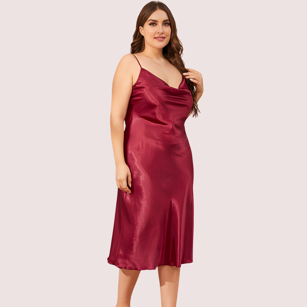 Plus-Size Classic Satin Sleepwear (4XL-5XL) - product image 2