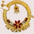 Uttarakhandi Gold Plated Round Nath - product image 1